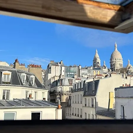 דירה Rare Duplex Au Sommet De Montmartre פריז