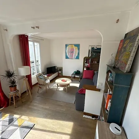 Rare Duplex Au Sommet De Montmartre דירה